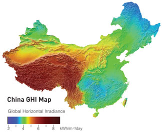 3TIER China GHI Map